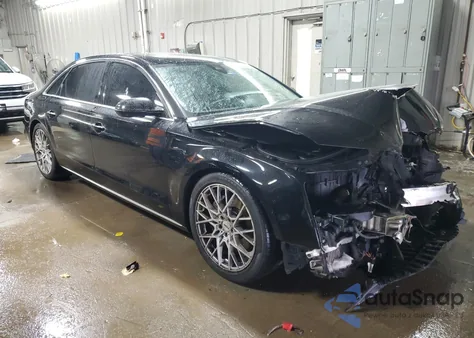 2014 Audi A8 L Tdi Quattro из США, поврежденный, VIN WAURMAFDXEN000736